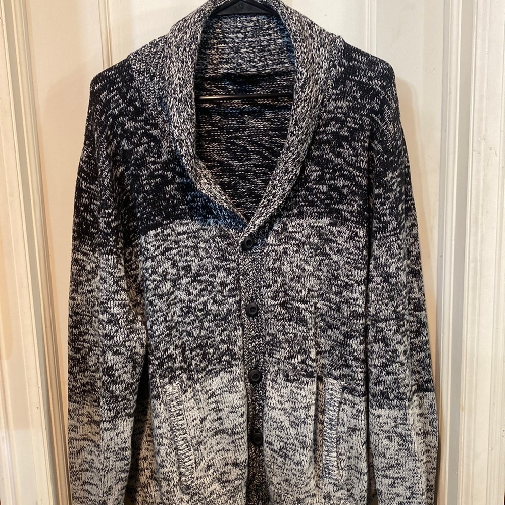 Black Gradient Cardigan